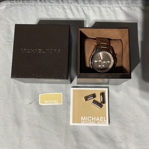 AUTHENTIC Michael Kors Watch for sale. Chocolate Colored!